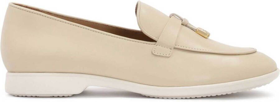 Kazar Beige half shoes with comfort insole