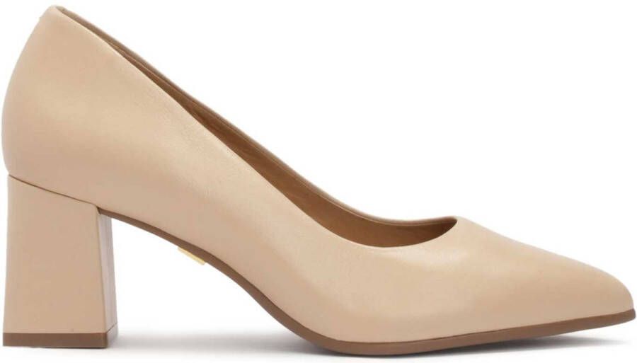 Kazar Beige pumps with comfort lining