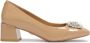 Kazar Beige pumps met sieradenversiering Beige Dames - Thumbnail 1