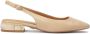 Kazar Beige pumps met metalen versiering op de hiel Beige Dames - Thumbnail 1