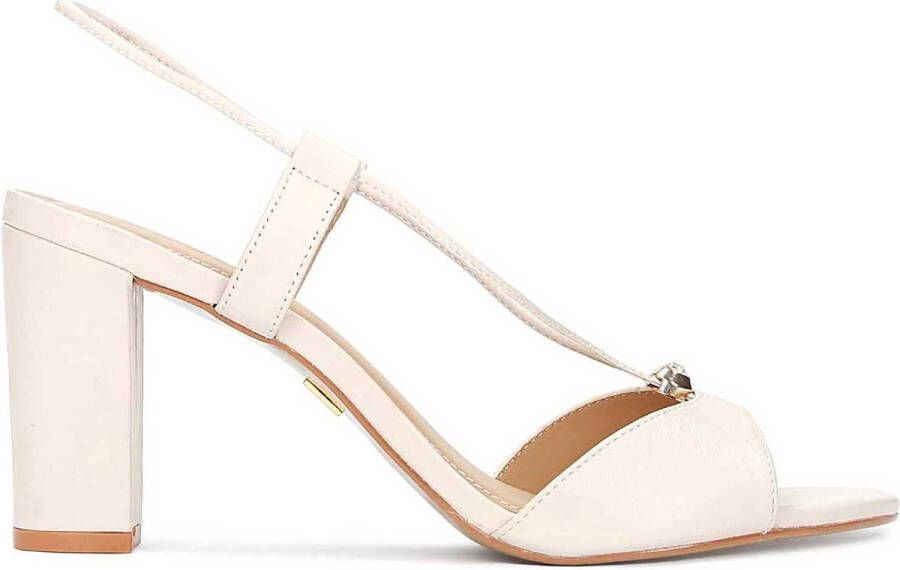 Kazar Dames leren sandalen Beige Dames