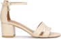 Kazar Beige sandalen op een brede hak Beige Dames - Thumbnail 1