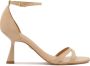 Kazar Beige sandalen met kitten heels Beige Dames - Thumbnail 1