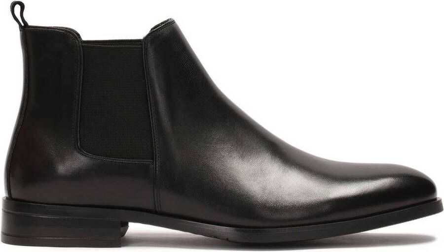 Kazar Black leather men's Chelsea boots