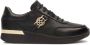 Kazar Zwarte leren sneakers versierd met gouden elementen Black Dames - Thumbnail 3