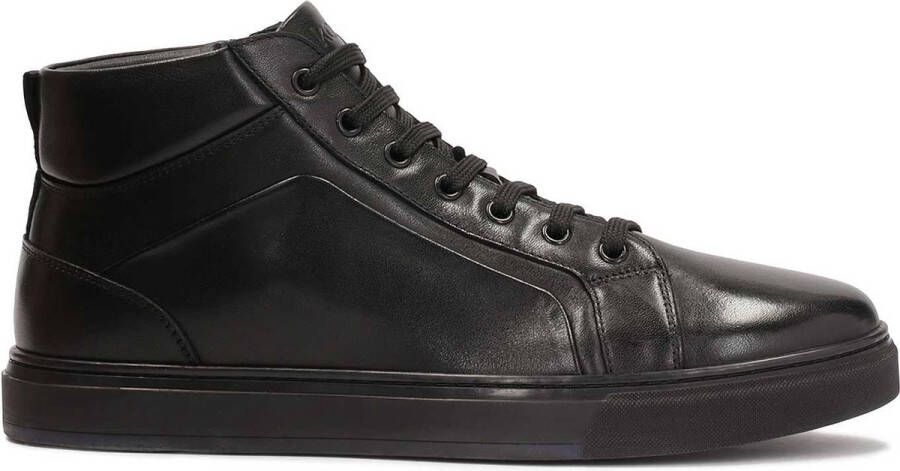 Kazar Zwarte heren hoge sneakers Black Heren