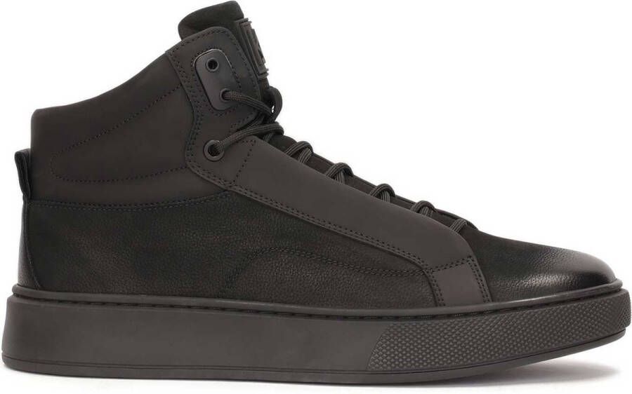 Kazar Zwarte herensneakers met hoge schacht Black Heren