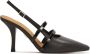 Kazar Zwarte slingback pumps met gelakte bandjes Black Dames - Thumbnail 1