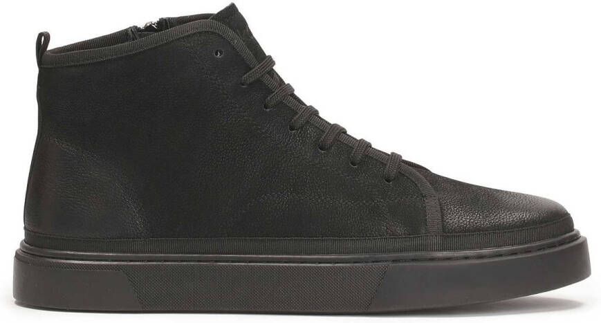 Kazar Zwarte sneakers met enkelhoog bovenwerk Black Heren