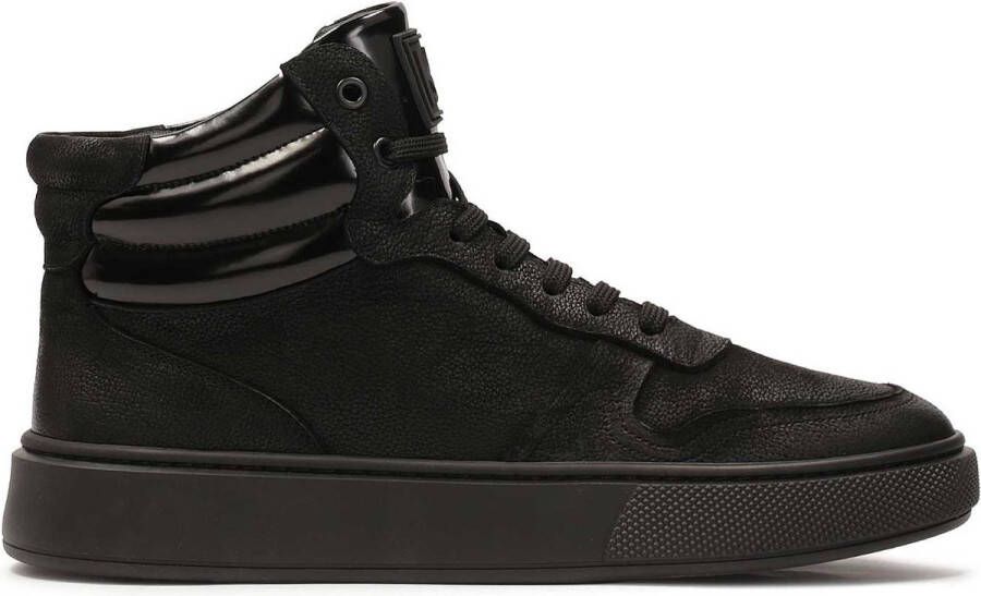 Kazar Zwarte sneakers met hoge schacht Black Heren