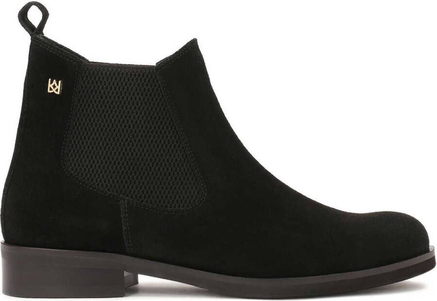 Kazar Black suede Chelsea boots