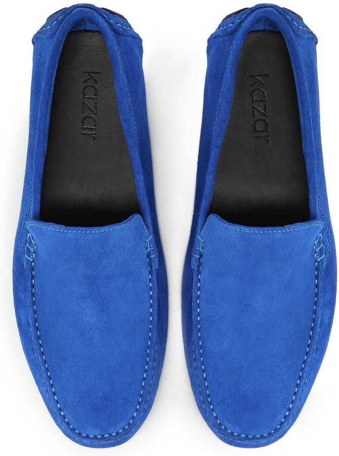 Kazar Blauwe mocassins voor heren Blue Heren