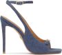 Kazar Blauwe Denim Hakken Sandalen Blue Dames - Thumbnail 1