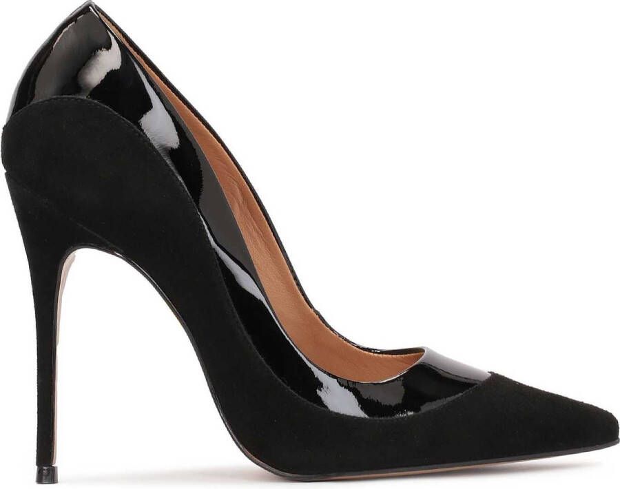 Zwarte pumps online leer