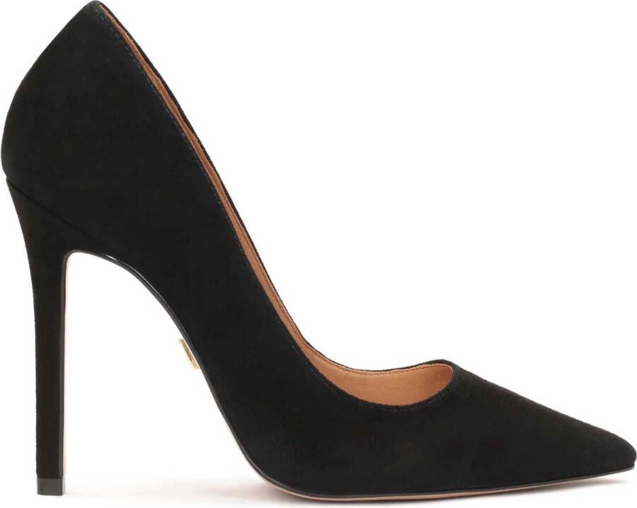 Kazar Classic black pumps in soft suede