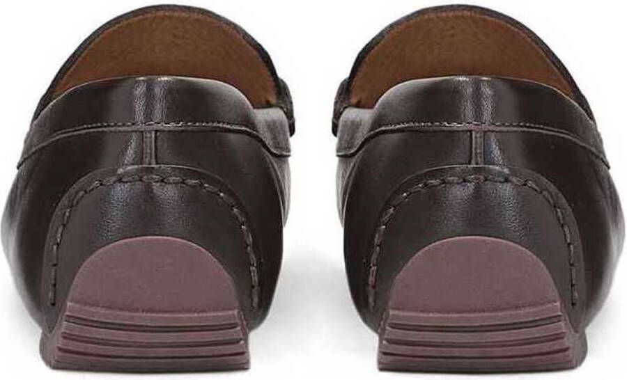 Kazar Dames comfortabele bruine mocassins op een elastische zool Brown Dames