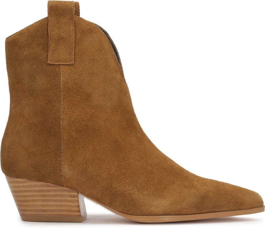 Kazar Cowboy laarzen met een slip-on bovenwerk Brown Dames