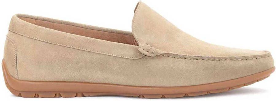 Kazar Beige suède mocassins voor heren Beige Heren