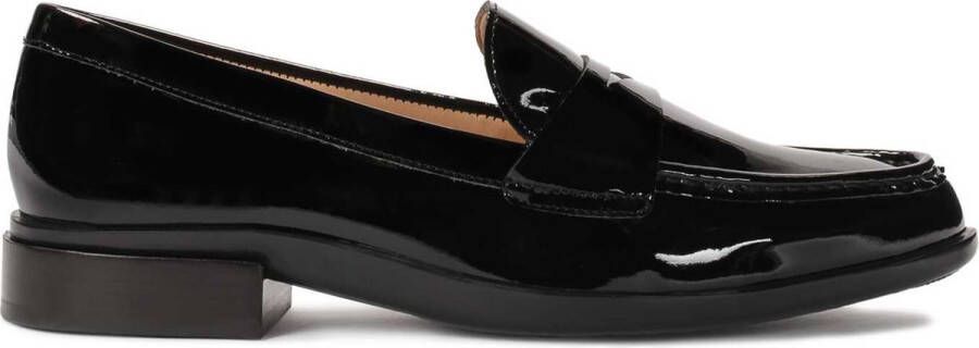 Kazar Czarne lakierowane półbuty typu loafer|77529-L0-00|38