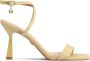 Kazar Olijfgroene Leren Sandalen Minimalistische Stijl Green Dames - Thumbnail 1