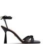 Kazar Elegante zwarte sandalen op een zandloper-vormige hak Black Dames - Thumbnail 1