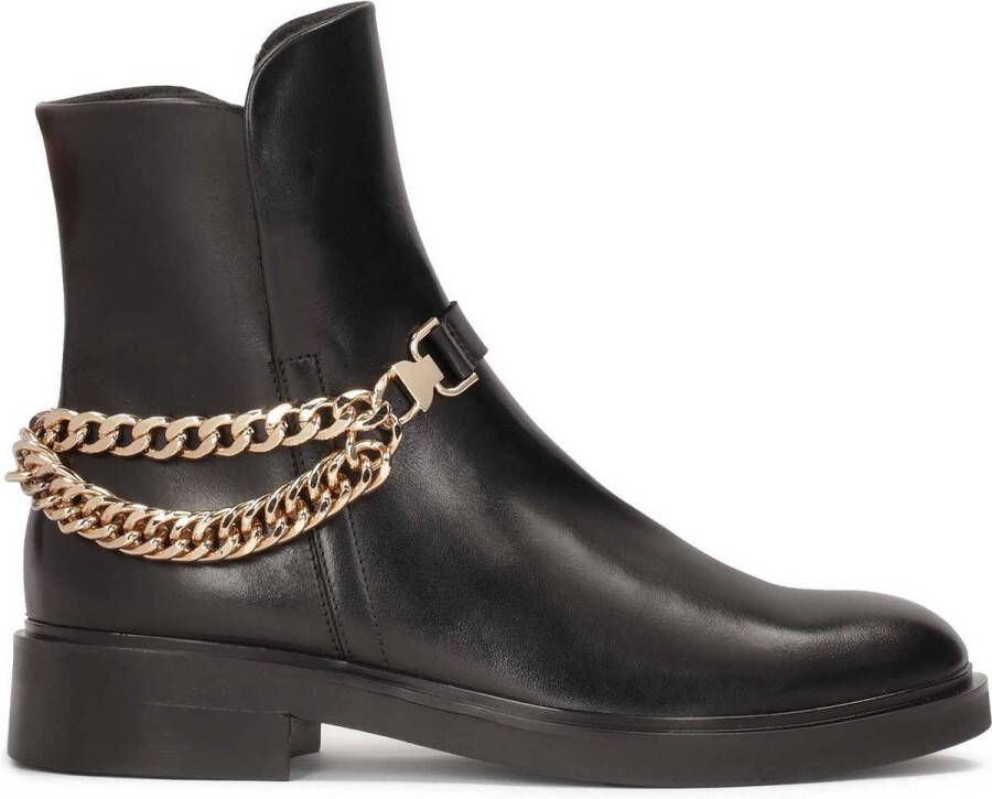 Kazar Flat boots with detachable chain strap