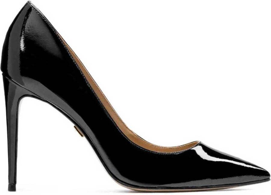 Kazar Zwarte gelakte leren stiletto's Black Dames