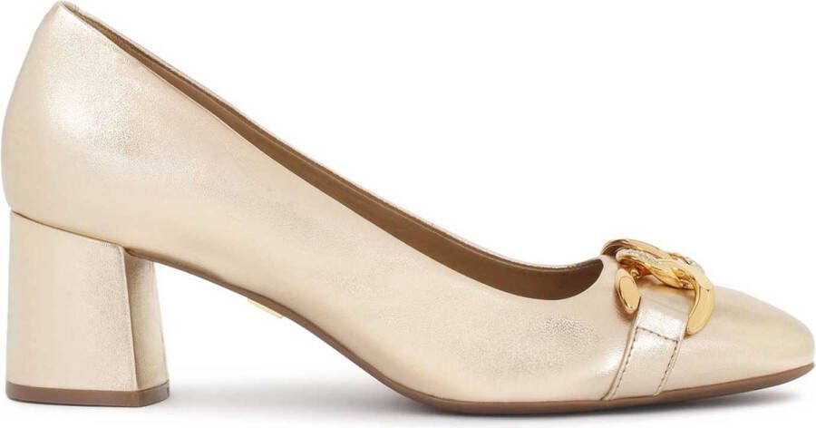 Kazar Gold insole comfort pumps