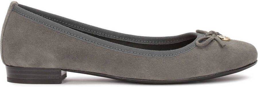 Kazar Grey suede ballerinas