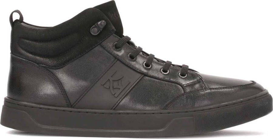 Kazar Hoge heren sneakers met vetersluiting en monogram