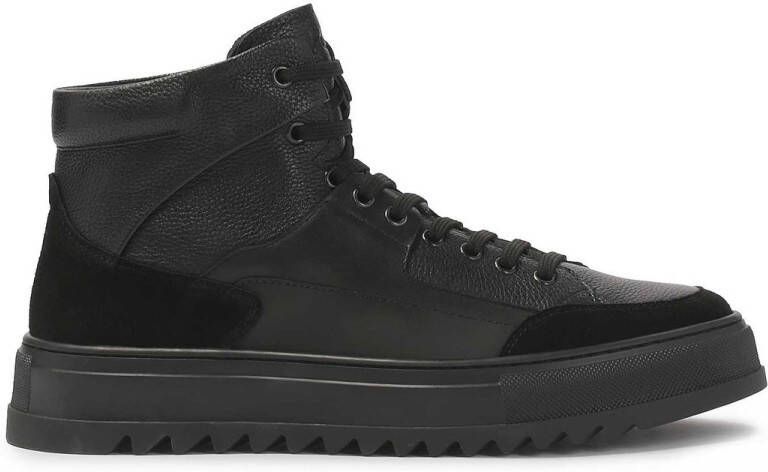 Kazar Geïsoleerde suède en gladleren sneakers Black Heren