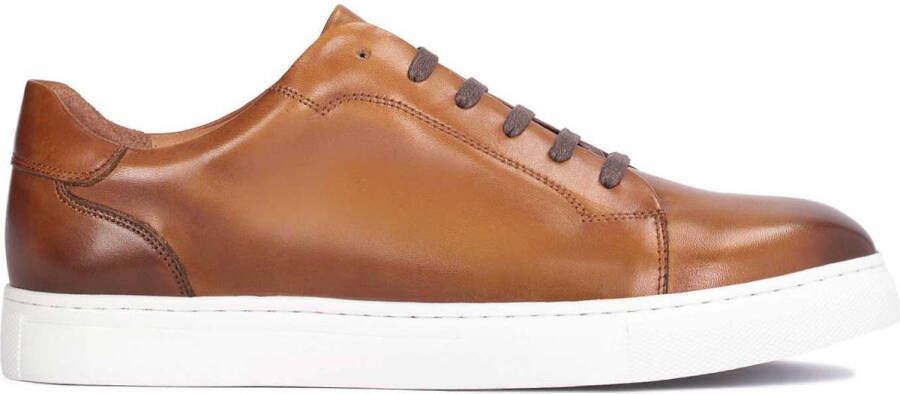 Kazar Heren klassieke bruine sneakers Brown Heren