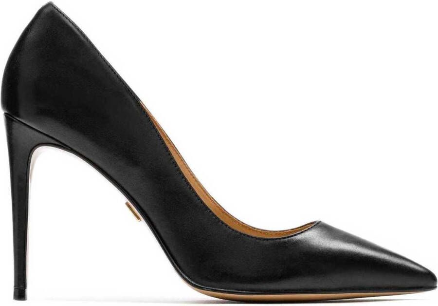 Kazar Zwarte stiletto's van graanleer Black Dames