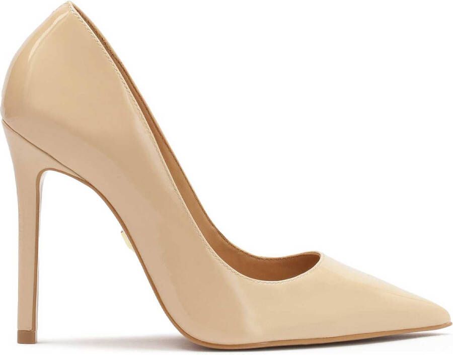 Kazar Lacquered high-heeled pumps