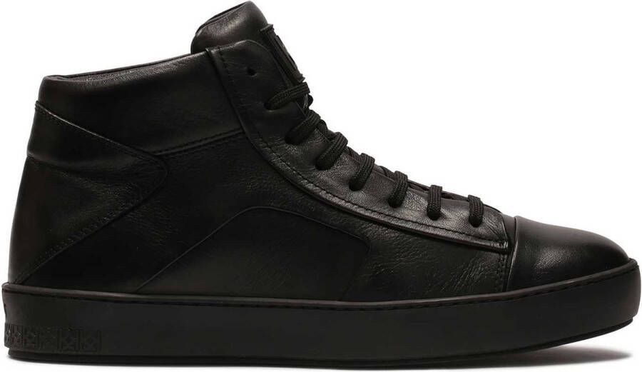 Kazar Leren enkelsneakers Black Heren