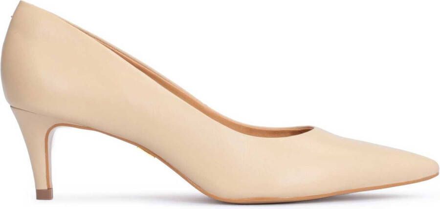 Kazar Leren lage hakken pumps Beige Dames