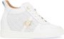 Kazar Witte Leren Geperforeerde Sneakers met Verborgen Anker White Dames - Thumbnail 1