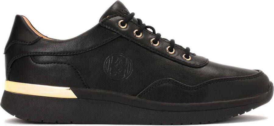 Kazar Urban Style Leren Sneakers Black Dames