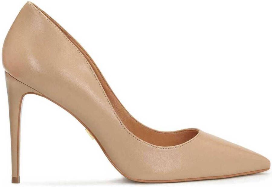 Kazar Leren pumps in naaktkleur Beige Dames