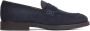 Kazar Marineblauwe Suède Loafers Stijlvol Model Blue Heren - Thumbnail 3