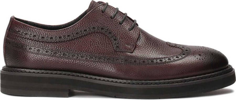 Kazar Maroon brogue halfschoenen gemaakt van natuurlijk leer Brown Heren