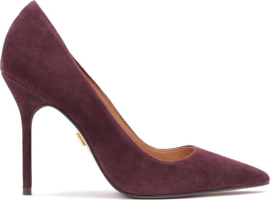 Kazar Zwarte Suède Stiletto's Hoge Hakken Black Dames