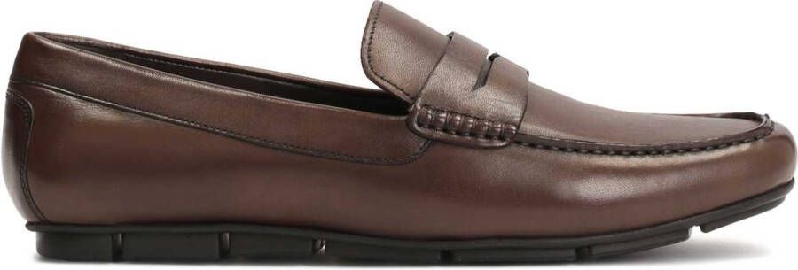 Kazar Heren leren mocassins op een comfortabele zool Brown Heren - Foto 1