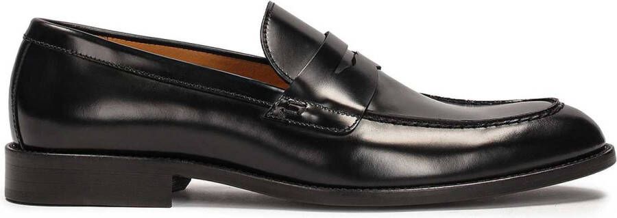 Kazar Heren luxe leren loafers uit de beperkte collectie Black Heren