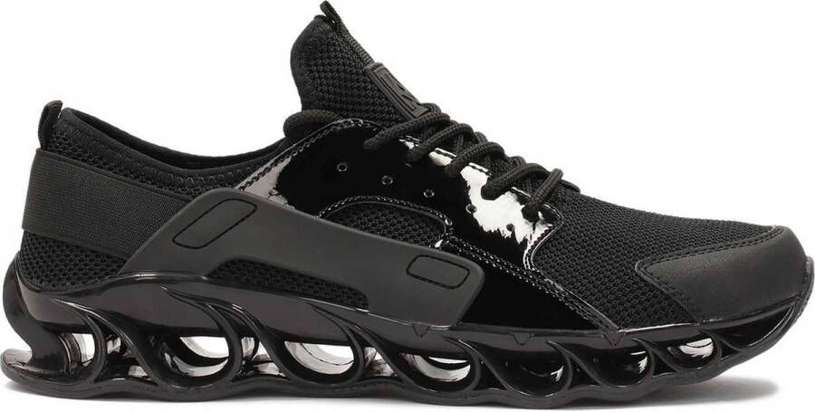 Kazar Heren sneakers gemaakt van gecombineerde materialen Black Heren