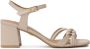 Kazar Minimalistische beige post sandalen Beige Dames - Thumbnail 1