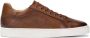 Kazar Minimalistische bruine sneakers met witte zool Brown Heren - Thumbnail 1