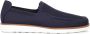 Kazar Donkerblauwe instapschoenen van stretchstof Blue Heren - Thumbnail 1