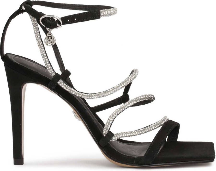 Kazar Nubuck sandals with a shiny strap