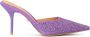 Kazar Purple flip-flops with square sole and pointed nose - Thumbnail 2